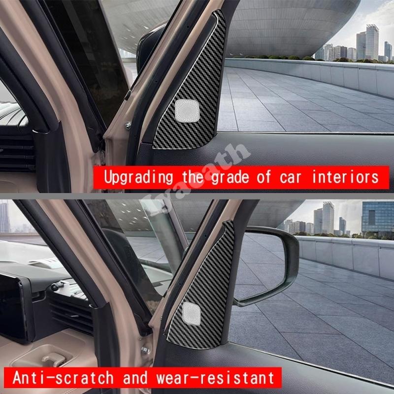 For Mitsubishi Delica MINI 2025 2026 Car Door Audio Speaker Cover A-Pillar Tweeter Speaker Surround Cover Interior Accessories