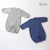 de Made in All Snap Baby [Cream Coco] Japan, Autumn/Winter Denim-Style Knit, Two-Way [Crotch Replacement/2way], Newborn, Baby, Clothes, Baby, 50-70cm,