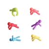 6 Pcs Erasable Wine Glass Markers Creative Reusable Cup Tags for Friend Gathering Holiday Dinner Pub Use