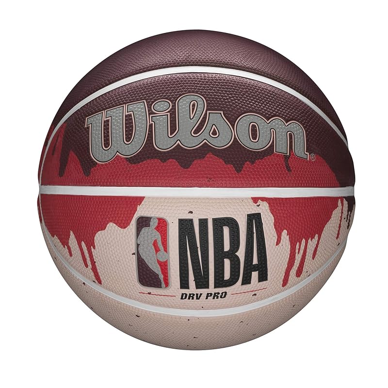 Wilson NBA DRV PRO BSKT (Размер 7 NBA Drive Pro) Мужские баскетбольные WTB9103XB07, Размер 7/Примерно. Диаметр 24,5 см, Красный
