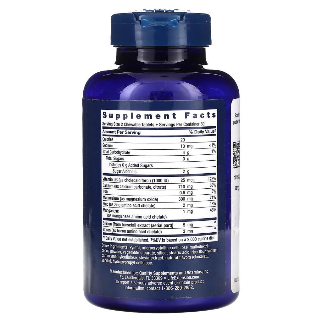 Bone Restore, Chocolate, Chewable 60 Tablets