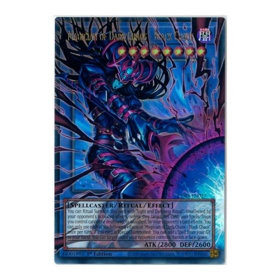 Used Yu-Gi-Oh! / English version / EU version / Magician of Dark Chaos / Magician of Dark Chaos - Black Chaos / Overframe / Ultra / 1st Edition /