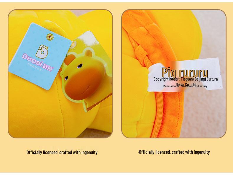 Love More Capybara Ruru Plush Toy - Cozy Sleep Aid & TikTok Influencer Doll