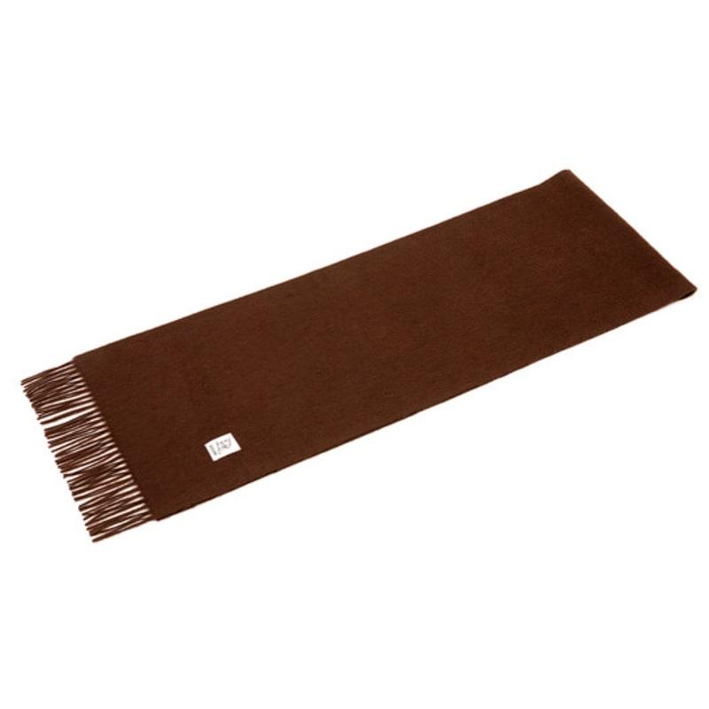 RECLOW RECLOW LAND 100% Cashmere Muffler Dark Brown