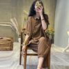 Summer 2 Piece Sets Womens Outfits Fashion Female Shirt + Pants Design Sense Loose Harlan Pants Casual Female Clothing