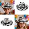 Comfortable Western Cowboy Cap for Boys and Girls with Stud Detail and Breathable Fabric for Daily Wear and Theme Party
