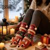 Large Hanging Gift Bags for Christmas 3D Knit Animal Stockings Rudolph Reindeer Highland Cow Fox And Personalized Xmas Holders Family Polar