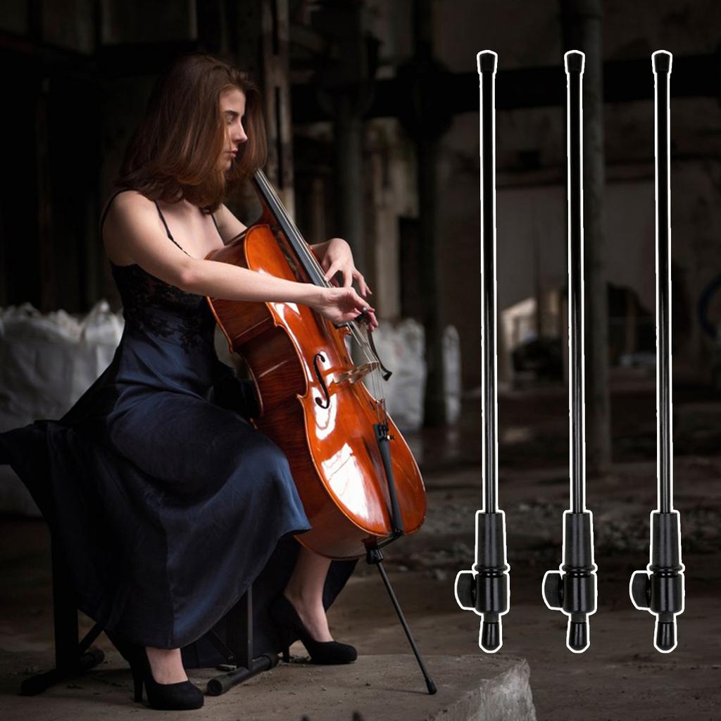 Puntale per Violoncello in Fibra di Carbonio Tappo Antiscivolo per Puntale Leggero Puntale per Cordiera di Violoncello Accessori di Ricambio per Violoncello
