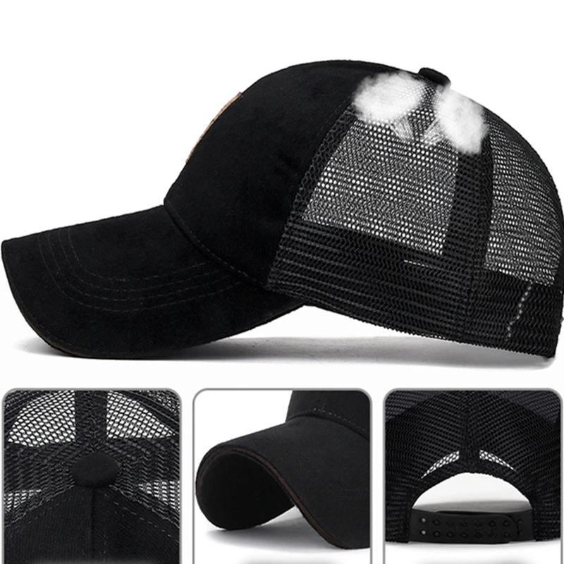 Summer Women Men Breathable Net Mesh Baseball Cap Outdoor Uv Protection Riding Fishing Tennis Golf Caps Sport Hat Sunhat Visors