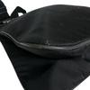 Prada Diagonally Hung Triangle Logo Shoulder Bag Nylon Black Unisex Used