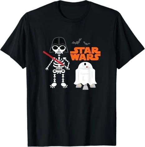 Star Wars Classic Halloween Vader R2d2 In Disguise Tshirt Black S