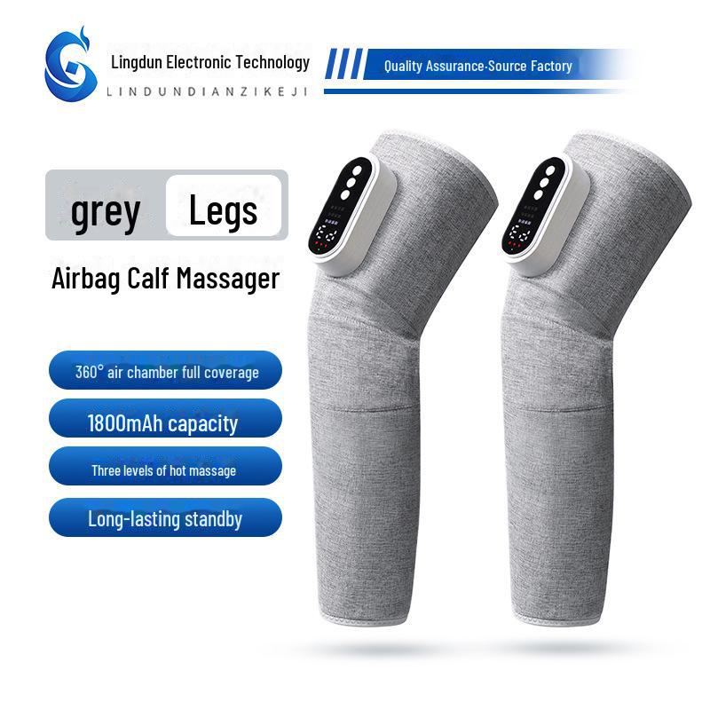 Electric Air Pressure Calf and Knee Massager for Physiotherapy and Slimming