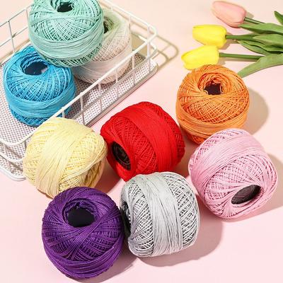 Produits Ménagers Bricolage Crochet Tricot Laine Fil Coton Pur Dentelle Laine