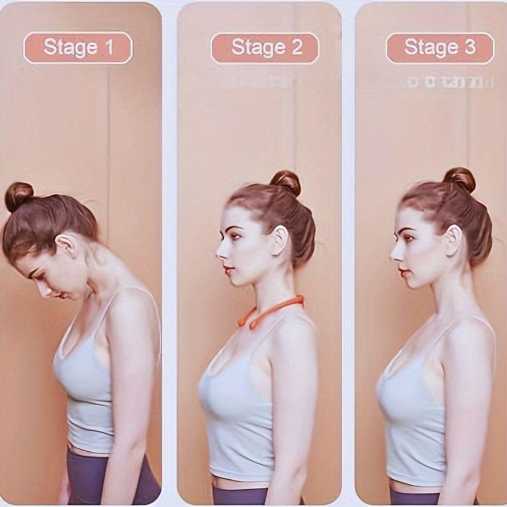 Prevent Hunchback Posture Training Reminder Sensor Intelligent Neck Hump Corrector  Working