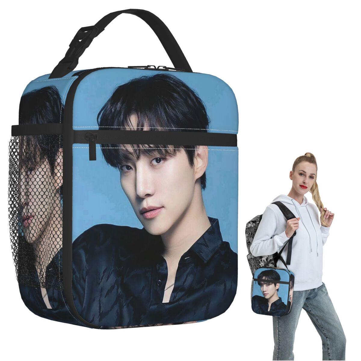 Kpop Lee Junho Korea Insulated Lunch Bag for Women Children Portable Food Boxes Thermal Lunch Box Tote One Size