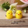 Resin Imitation Animal 3D Miniature Bean Chicken Ornaments Dolls
