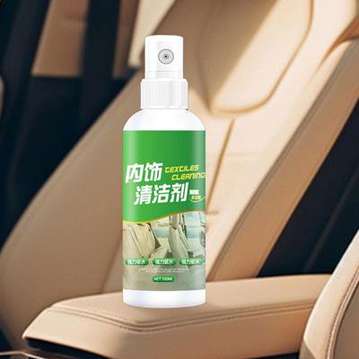Car Seat Cleaner Multifunctional Car Cleaner Interior Interior Cleaner Mild Formula Interior Car Cleaning Kit Car Leather