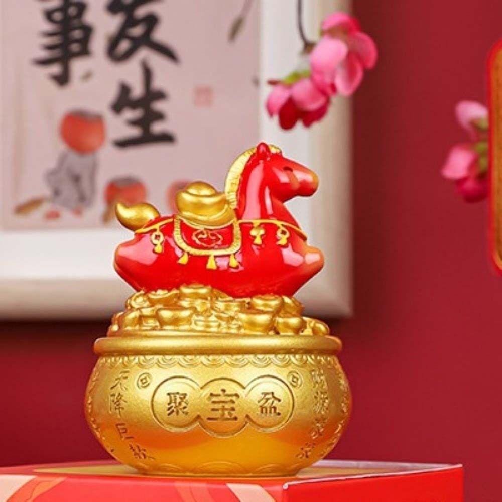 Table Decoration 2026 Horse Year Mascot Chinese Style Horse Figures Ornament  Spring Festival