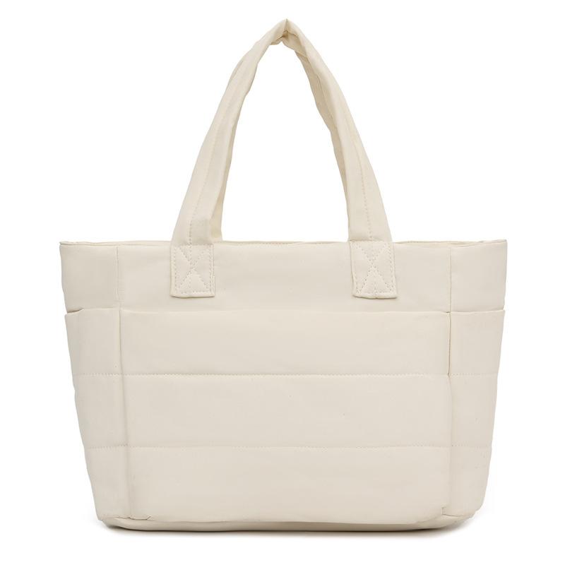 Multi-purpose Down Crossbody Bag for Women's Polyester Breathable and Versatile Handbag Fashionable Sweet and Simple Tote Bag