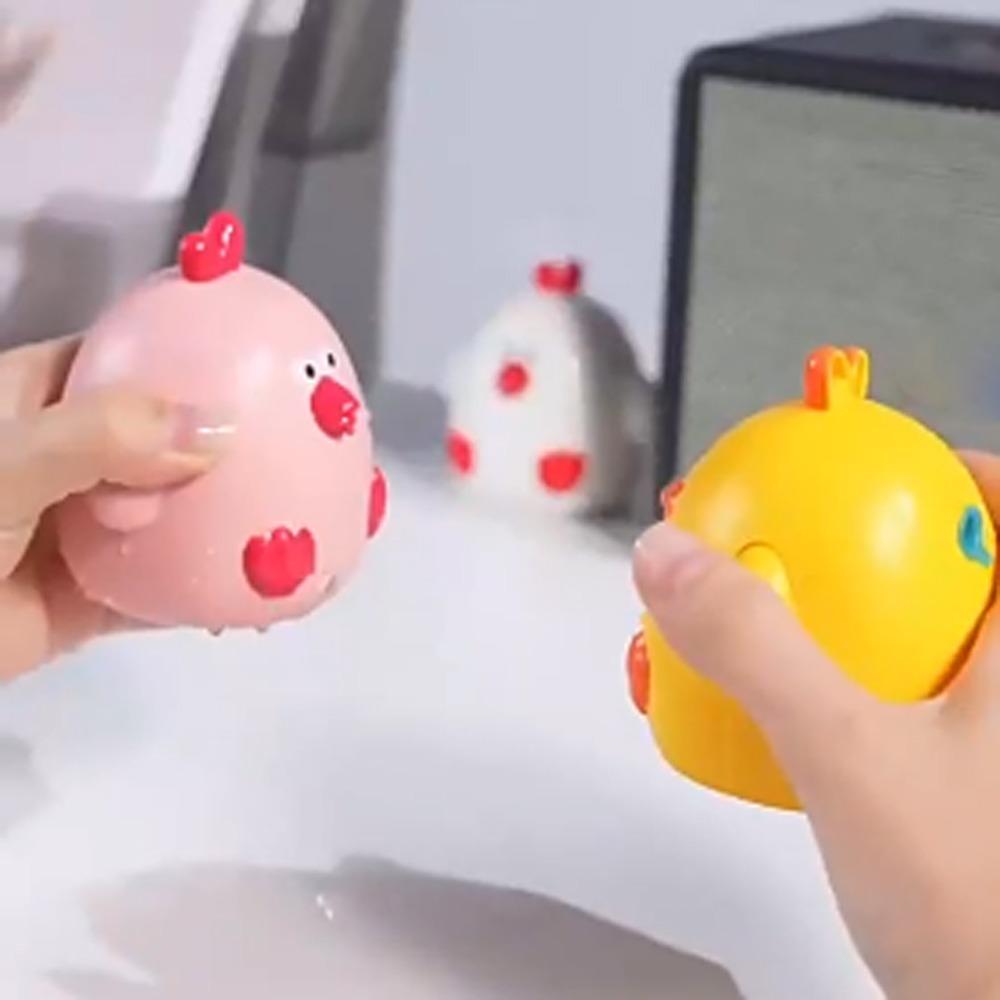 Yellow Chicken Baby Bath Toys Spray Water Swimming Water Toys Water Squirt Toy  Funny Gift