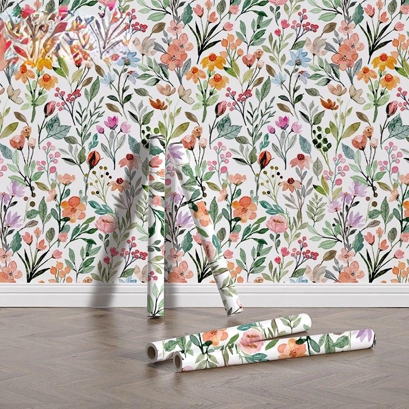 Creative Design Autum Leaf Cabinet Wall Sticker Bedroom Living Room Wall Decor Paper Cupboard Furniture Wallpaper Home Decor