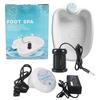 Electric Foot Spa Bath Massager Mini Machine Detox Ion FootBath Cleanse Footspa Vibration Best Care Arrays Aqua Health Therapy
