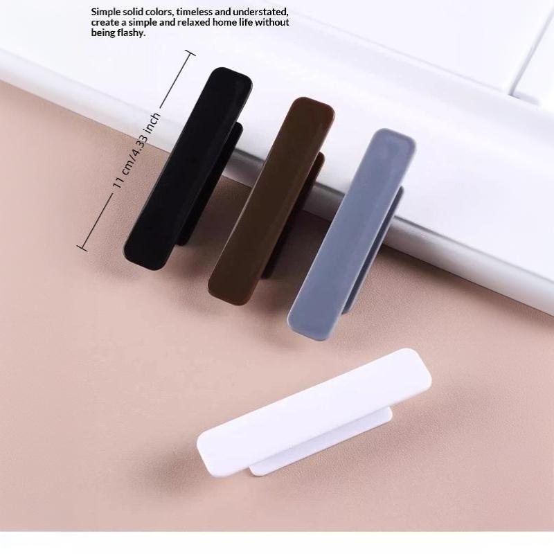 No Drill Self-adhesive Furniture Handles 2pcs Non-punching Drawer Pulls for Rental Home Cabinet Window Balcony Door