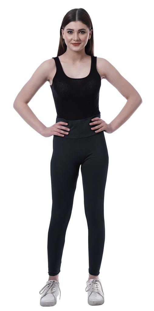 Moomaya High Waist Leggings For Womens Pull On Soft Running Yoga Pants-VY