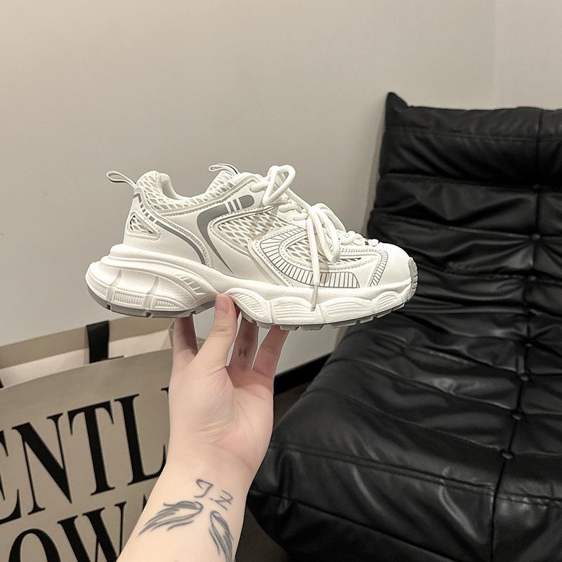 

Summer fashion classic comfortable mesh breathable girls versatile trend casual shoes Dexun sports shoes shallow single shoes 35 белый