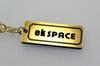 EK Space Gold Black Double Ring Acrylic Original Keychain B11a Model Custom Parts A-551-1 & Early/Late