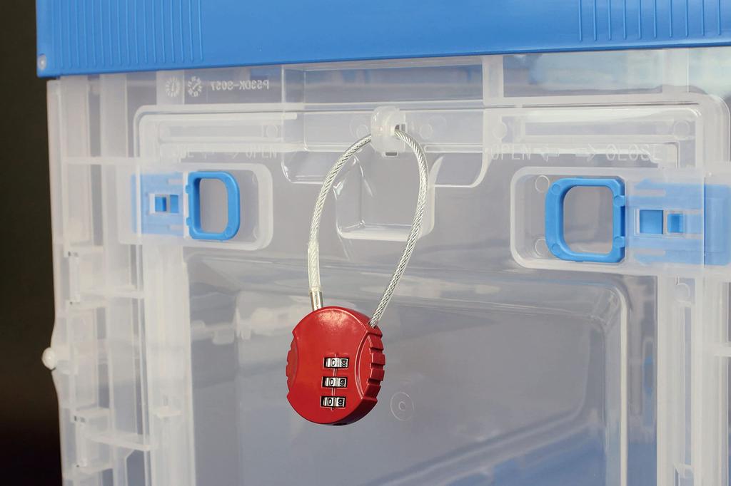 Special Parts Takegawa (TAKEGAWA) Foldable Container 50L Clear Blue 08-01-0203