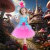 Children's Halloween Costume Anime Magic Hair Elf Dress Poppy Cosplay Cosplay Costume
