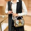New Fashionable and Versatile High-end Casual Leather Single Shoulder Crossbody Small Square Bag Trend