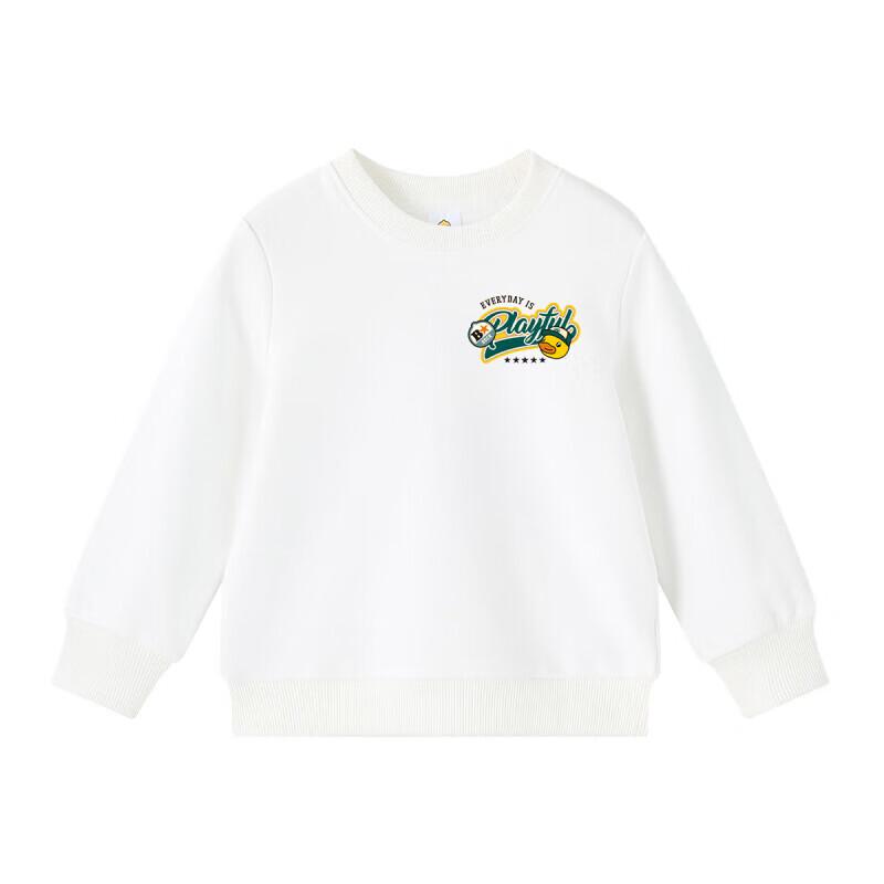 B.Duck Boys Cartoon Print Pullover Sweatshirt 8955 110