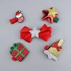 5pcs Christmas Hair Clip Hairpin Baby Girls Children Headdress Duckbill Clip Barrettes - Style 3