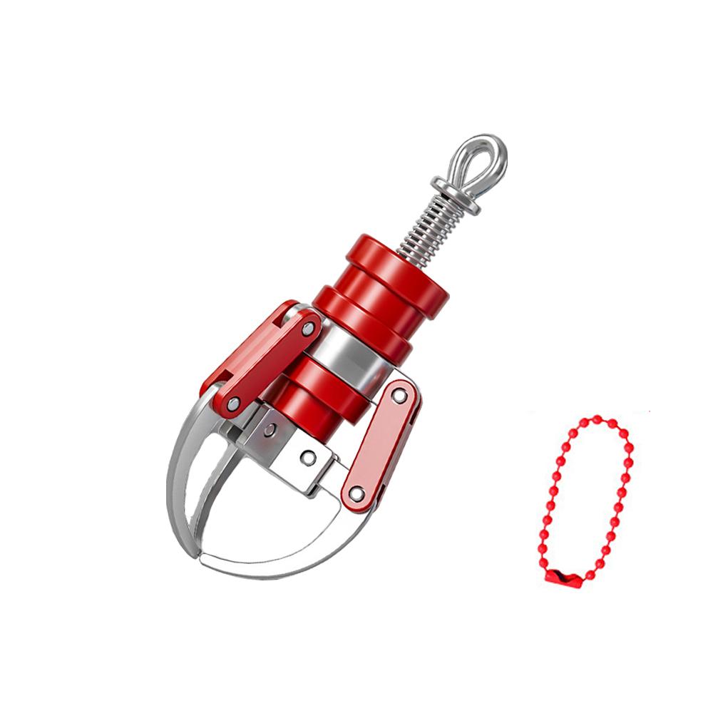 

Claw Model Keychain Mini Doll Machine Claw Pendant Gripper Fingertip Decompression Tool Funny Stress Relief Toy Bag Hanging красный