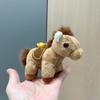 Cartoon Horse Stuffed Toy Keychain Keyring Cute Pony Plush Doll Pendant Soft Stuffed Simulation Horse Toy Keychain Children Toy