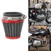 Upgraded Motorcycle Air Flows Filter with Fine Mesh Design Prevents Hot Air Intake From Engine Compartment for 50cc 70cc