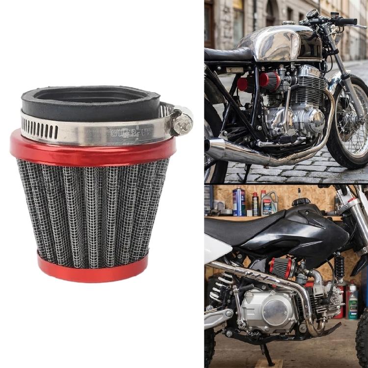 Upgraded Motorcycle Air Flows Filter with Fine Mesh Design Prevents Hot Air Intake From Engine Compartment for 50cc 70cc