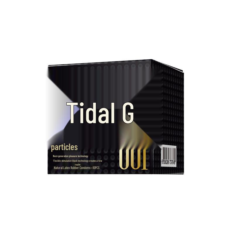 Celebrity Ultra-Thin G-Spot Condoms, Ice & Fire Combo, Small Size, Large Particles, Black