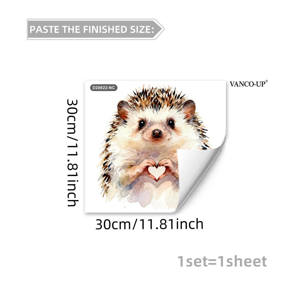 Creative Cartoon Animal Butterfly Static Window Stickers, No Glue Removable Glass Decals for Home Decor