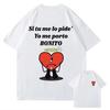 Bad Bunny T-Shirt Für Unisex Unisex Debi Tirar Mas Fotos Dtmf Tour 100% Baumwolle T-Shirts Oversized Tops 05272