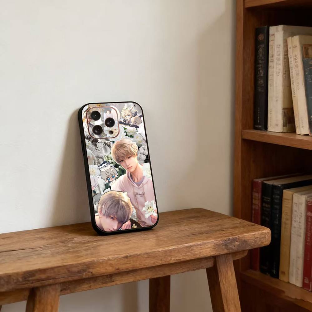 Love Deepspace Xavier Rafayel Sylus Caleb Phone Case Silicone Soft For IPhone 17 16 15 14 13 12 11 X XR Plus Pro Max Plus