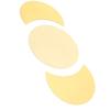 Acrylic Mirror Wall Sticker Sun Half Moon Shape Decorative Background Decal for Home Use