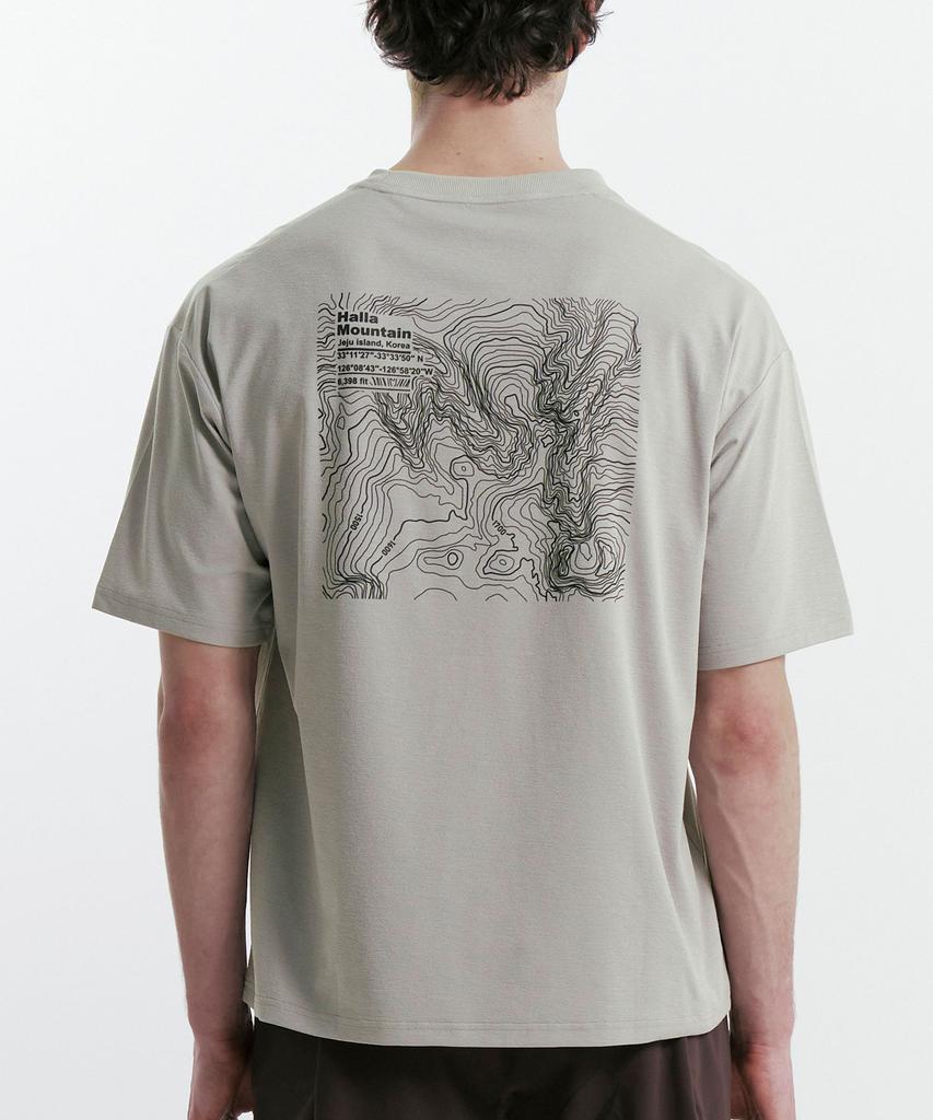 Peullaeniteu Quick Dry Mountain Semi-Overfit Short Sleeve Tee