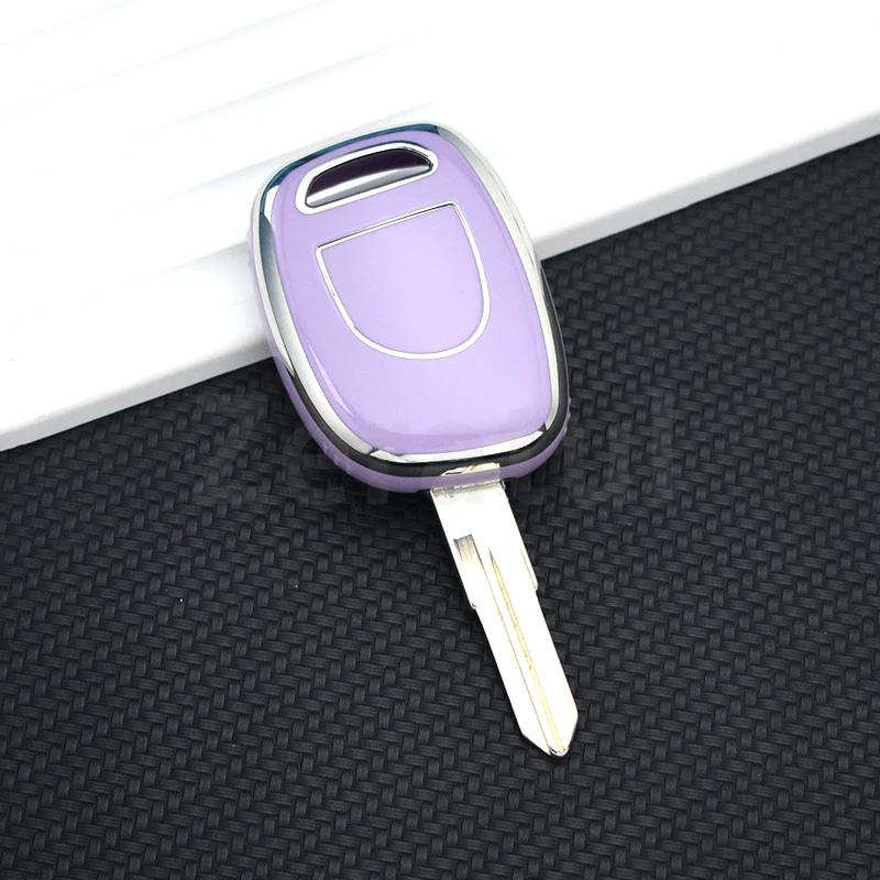 

Auto Shell Fob Tpu Car Key Case Cover Protector For Renault Twingo Clio Kangoo Master No Chip Uncut Ne73 Vac102 Blade Keyless