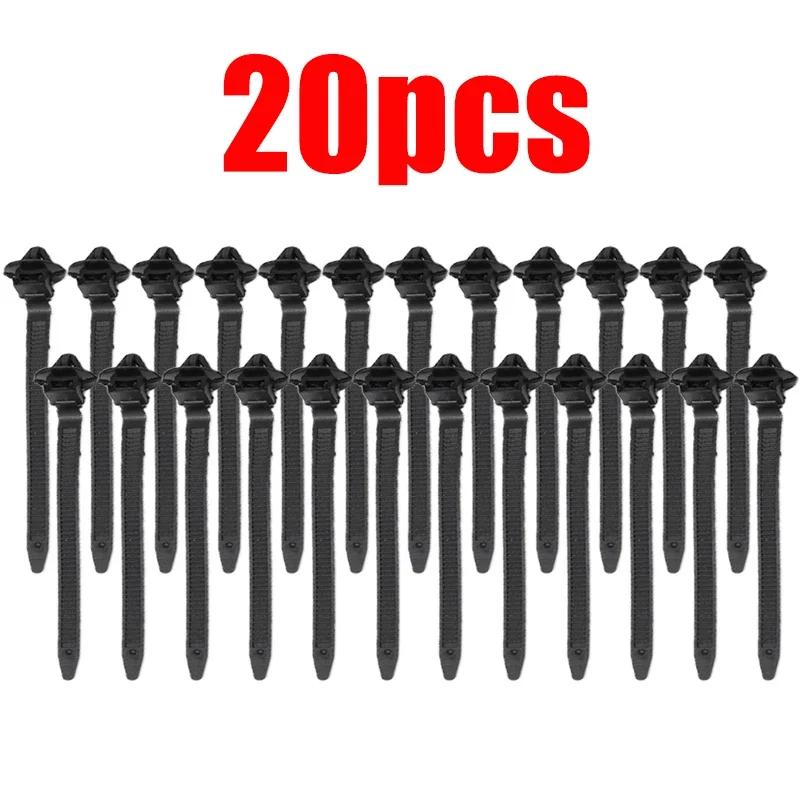 Nylon Cable Tie Wrap Fixed Fastener Clips Cars Mount Wire Tie Clip Car Hose Fastening Zip Strap Kit for Nissan Fiat Citroen VW