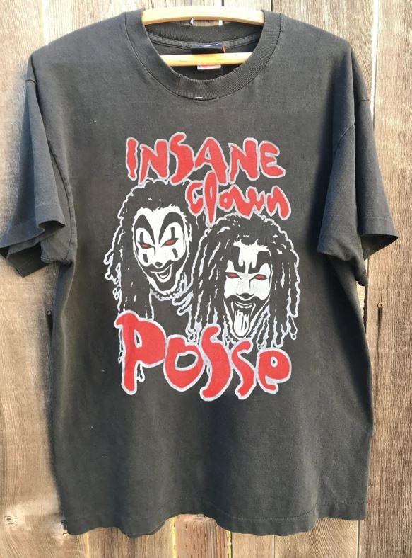 

Insane Clown Posse Band Graphic Charcoal Unisex T shirt Men Women S5XL KH18599 Unisex T-Shirt L