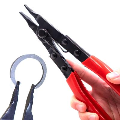 Auto Automatic Transmission Repair Flat Rim Pliers Circlip Pliers Flat Jaw Pliers Flat Head Retaining Ring Pliers Tool
