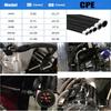 HQ Length1M 3M 5M Fuel Hose Oil Gas Line AN4 AN6 AN8 AN10 AN12 10FT Cooler Hose Line Nylon Stainless Steel Braided Pipe